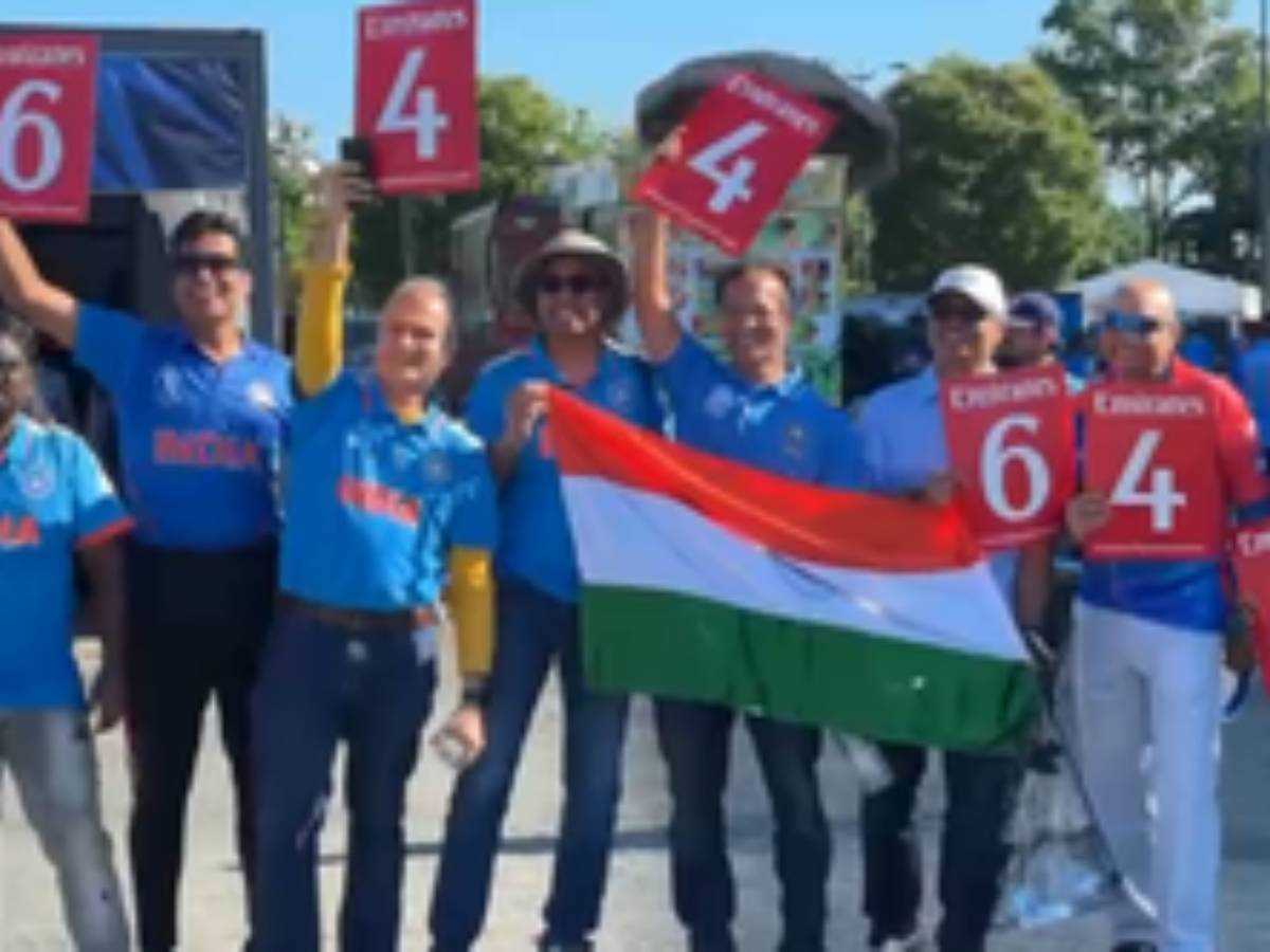 तिरंगे के रंग में रंगा न्यूयॉर्क, भारत के सपोर्ट में आए फैंस में दिखा गजब का उत्साह